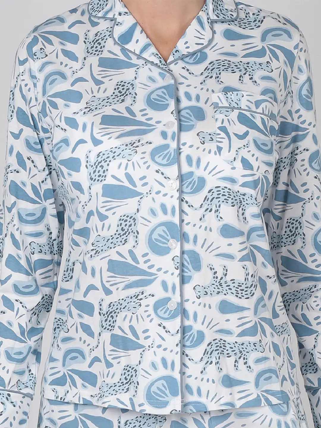 PIJAMA MUJER KAYSER AZUL - 3