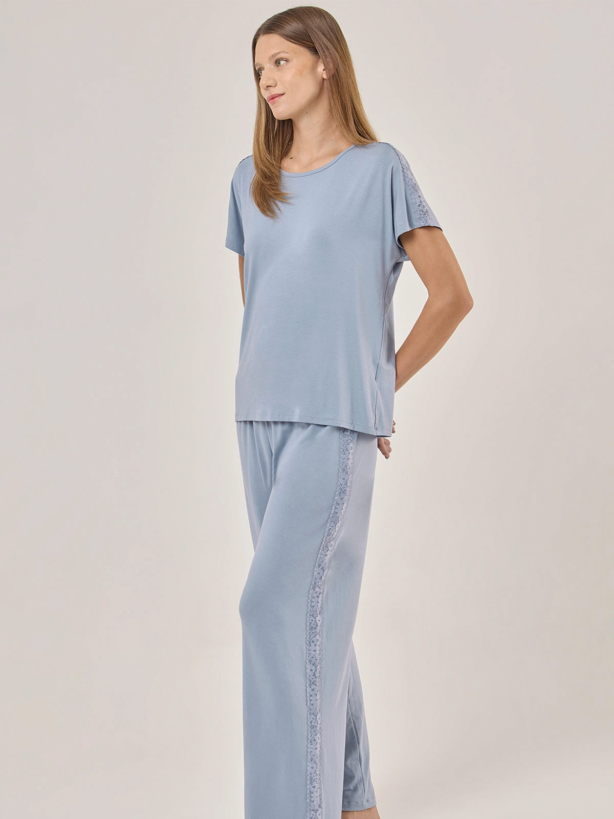 PIJAMA MANGA CORTA MUJER MARQUIS CHARM - 5