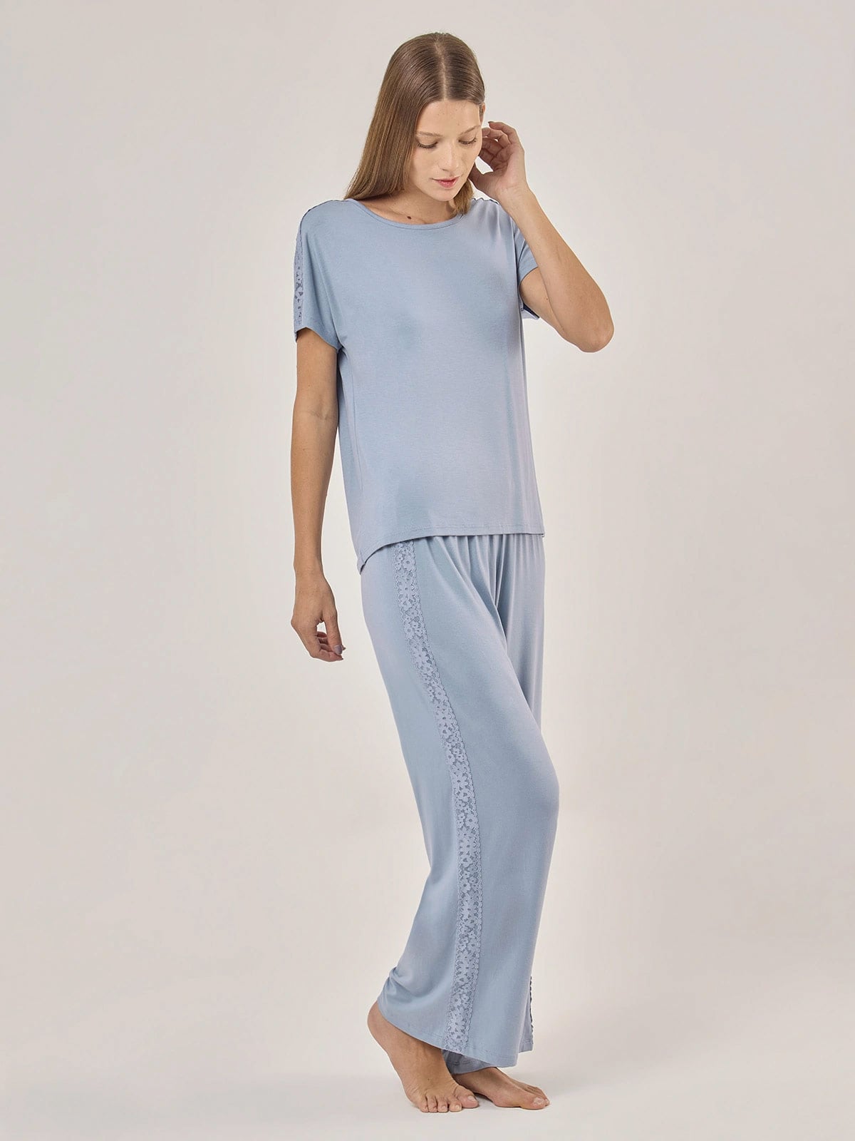PIJAMA MANGA CORTA MUJER MARQUIS CHARM - 3