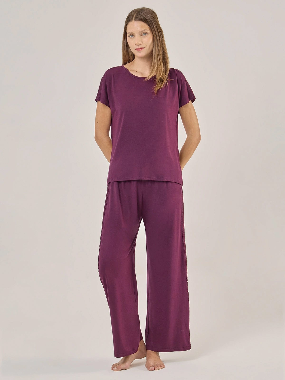 PIJAMA MANGA CORTA MUJER MARQUIS CHARM - 1