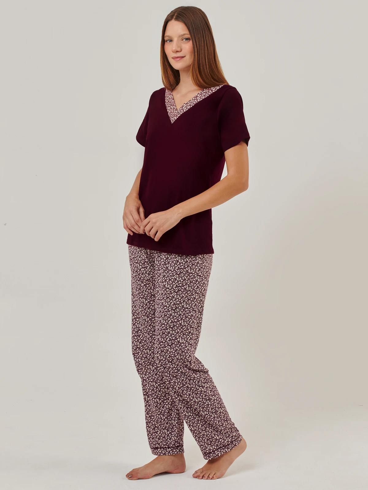 PIJAMA MANGA CORTA MUJER AZIZ DUNA - 5