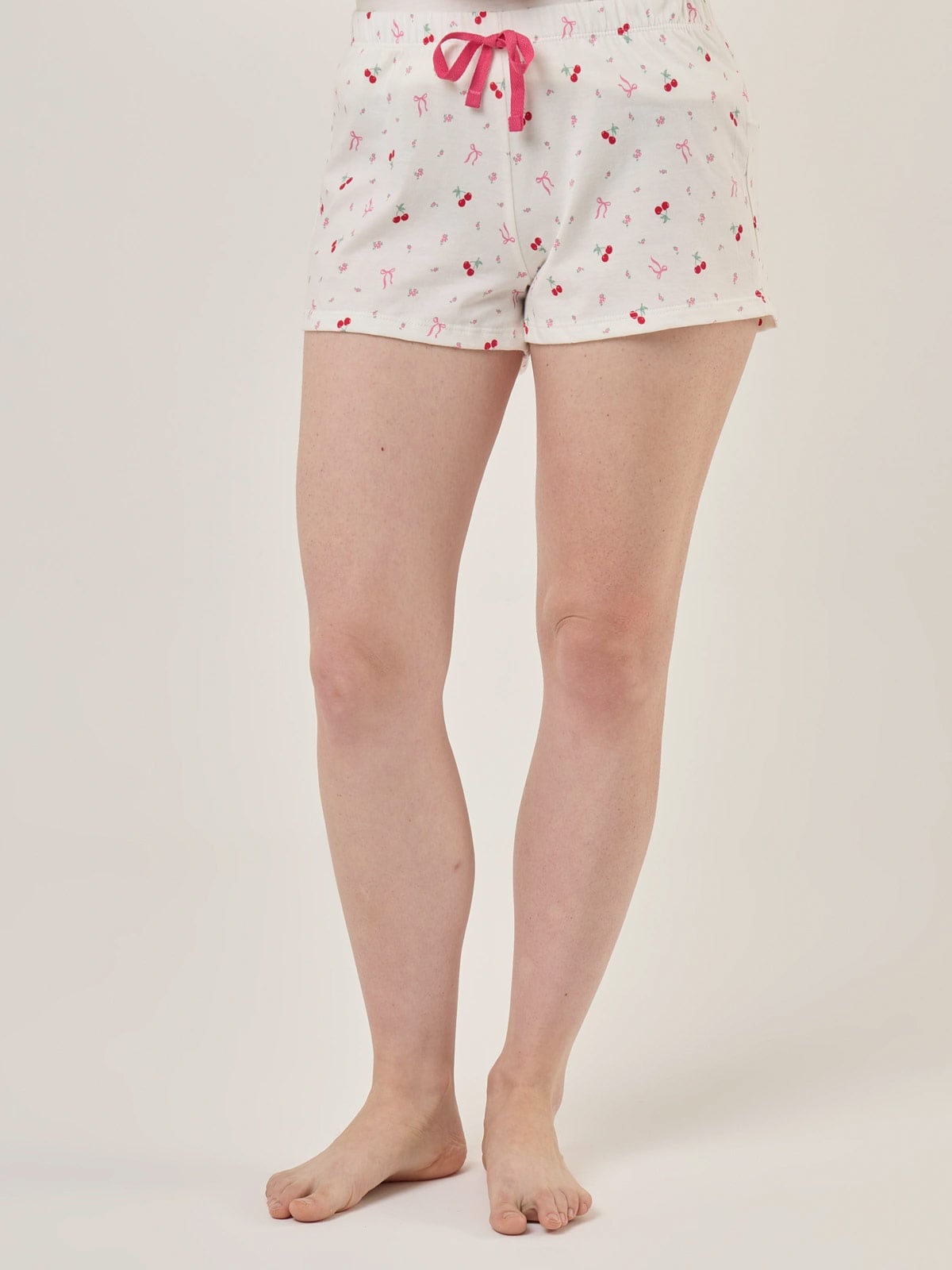 SHORT DE PIJAMA MUJER INDEX CEREZAS - 2
