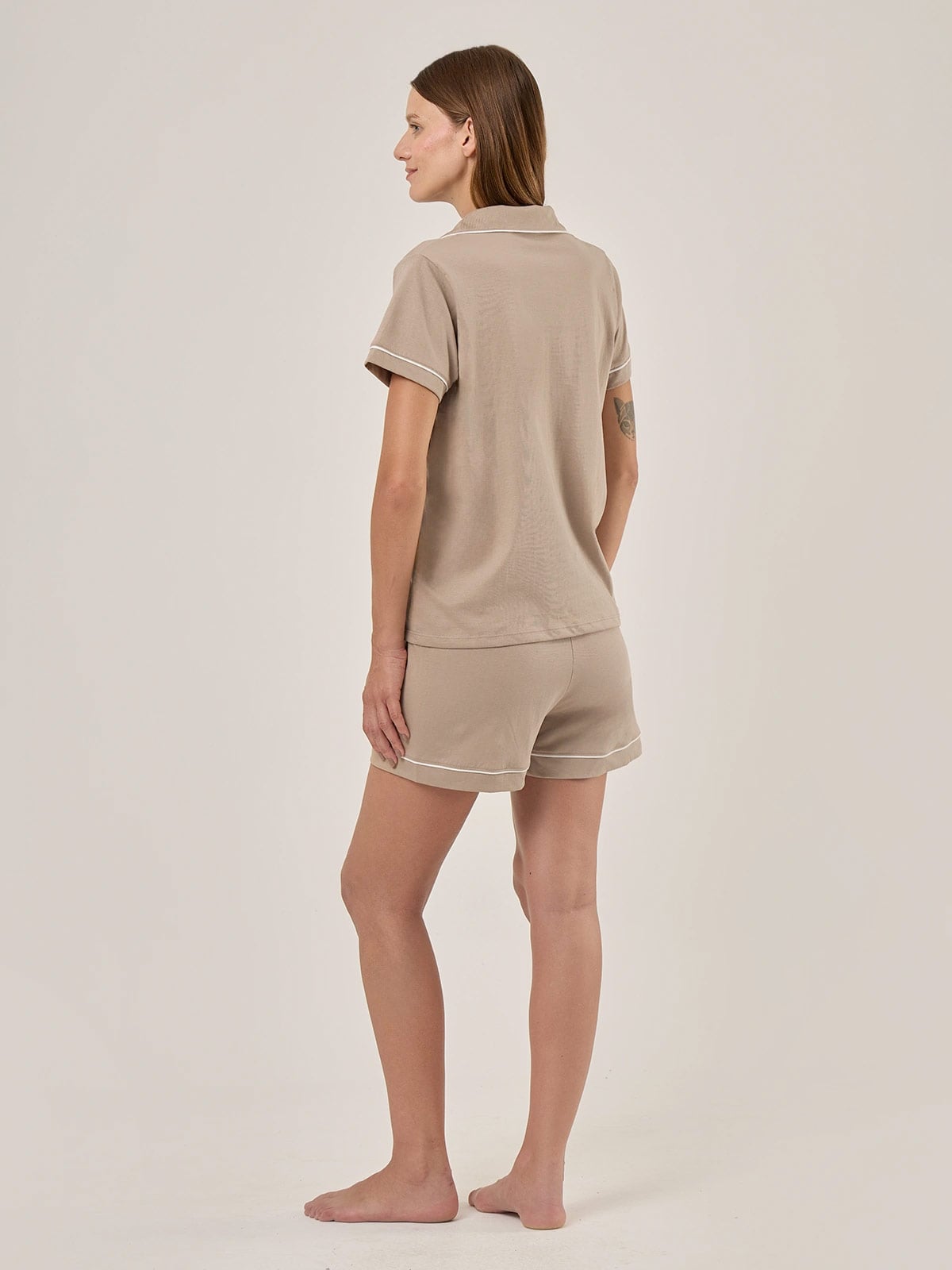 PIJAMA MUJER MARQUIS CAMISERA MANGA CORTA + SHORT - 3