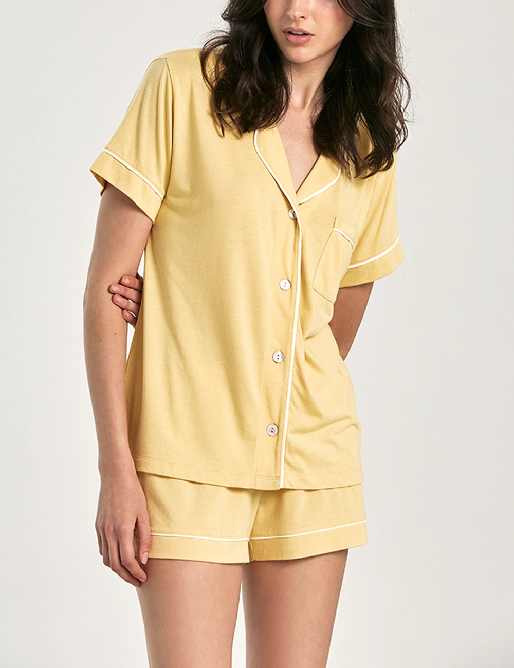 PIJAMA MANGA CORTA MUJER IN BLOOM BUTTERCUP - 2