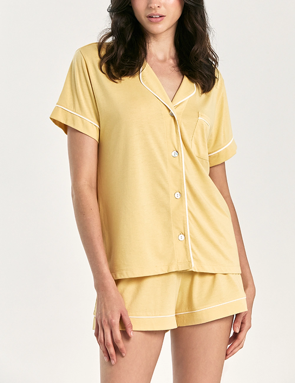 PIJAMA MANGA CORTA MUJER IN BLOOM BUTTERCUP - 1