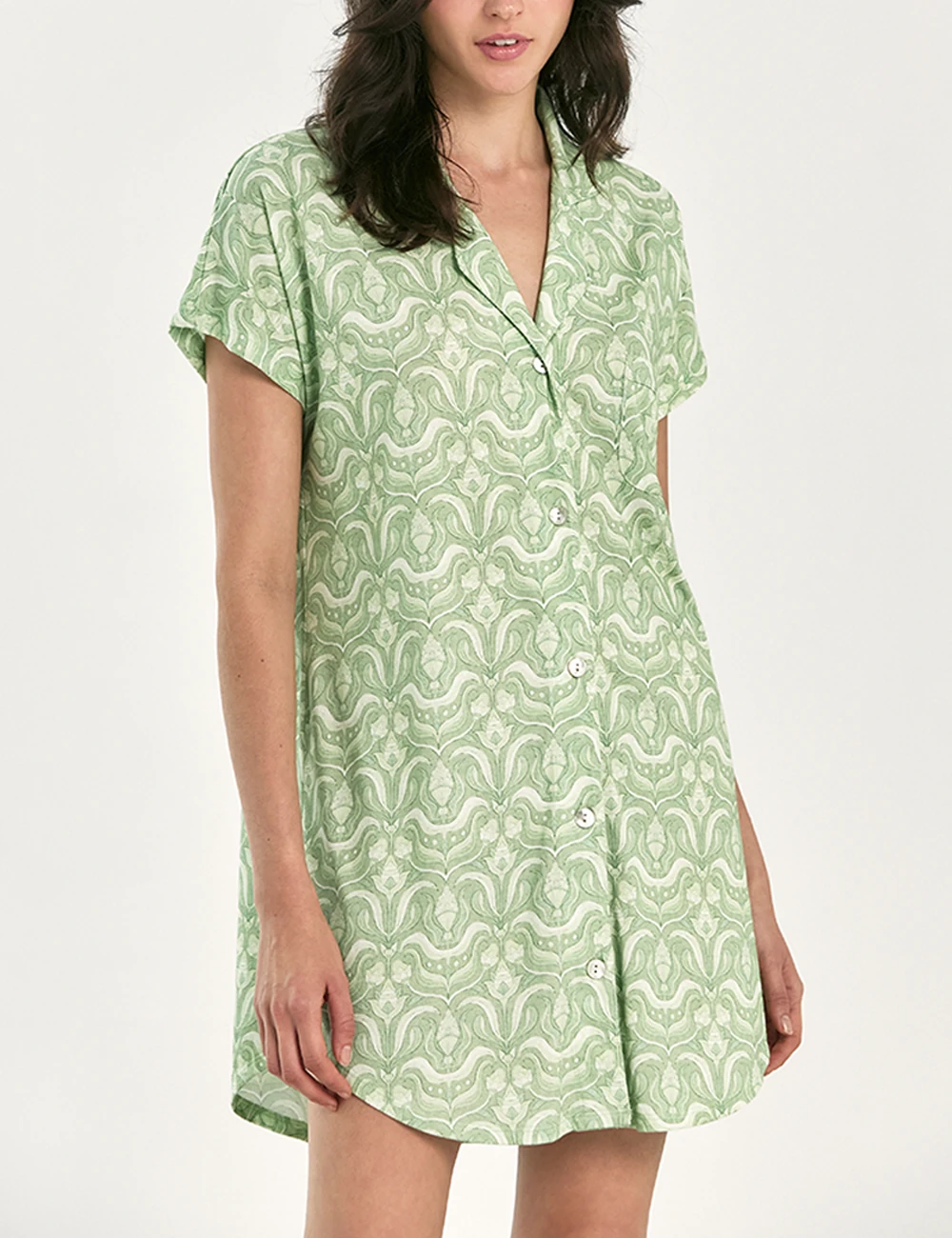 CAMISOLA MANGA CORTA MUJER IN BLOOM BOYFRIEND AGNES - 1