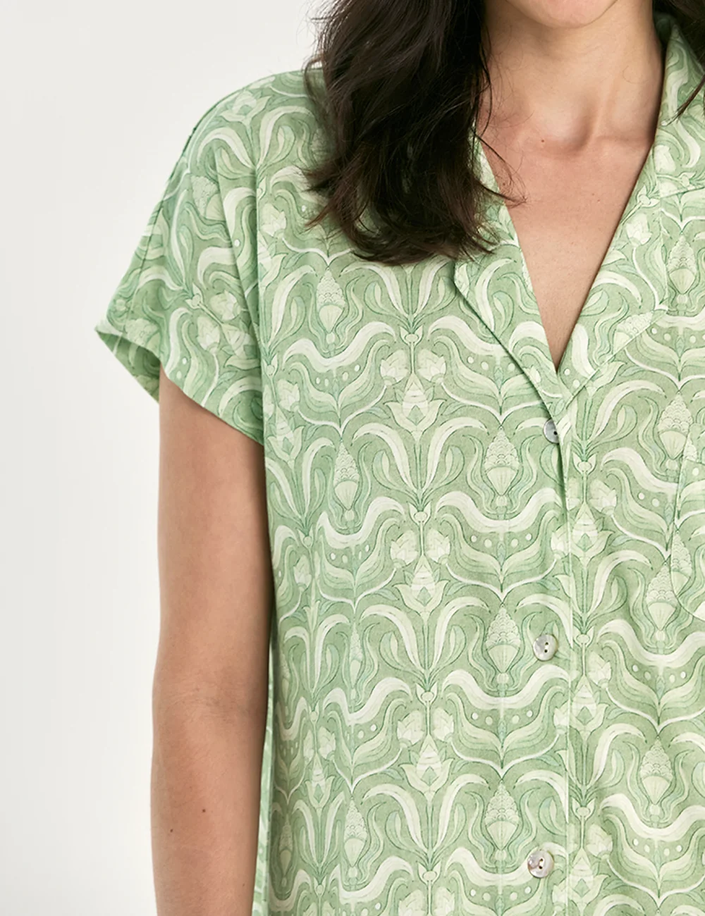 CAMISOLA MANGA CORTA MUJER IN BLOOM BOYFRIEND AGNES - 2