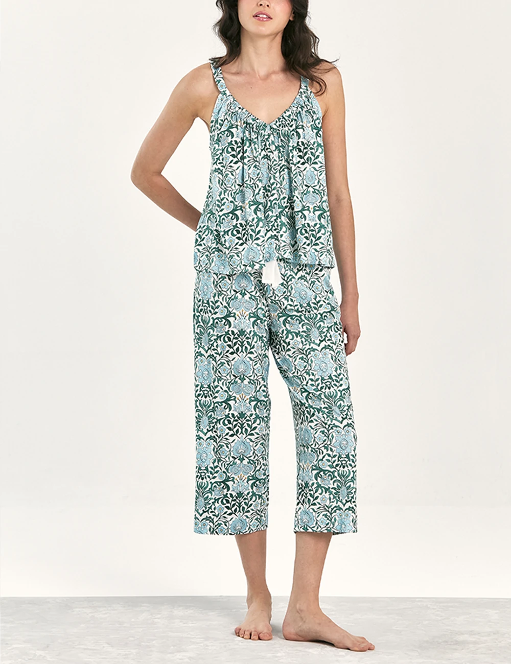 PIJAMA TOP SIN MANGAS MUJER IN BLOOM KAIA - 3