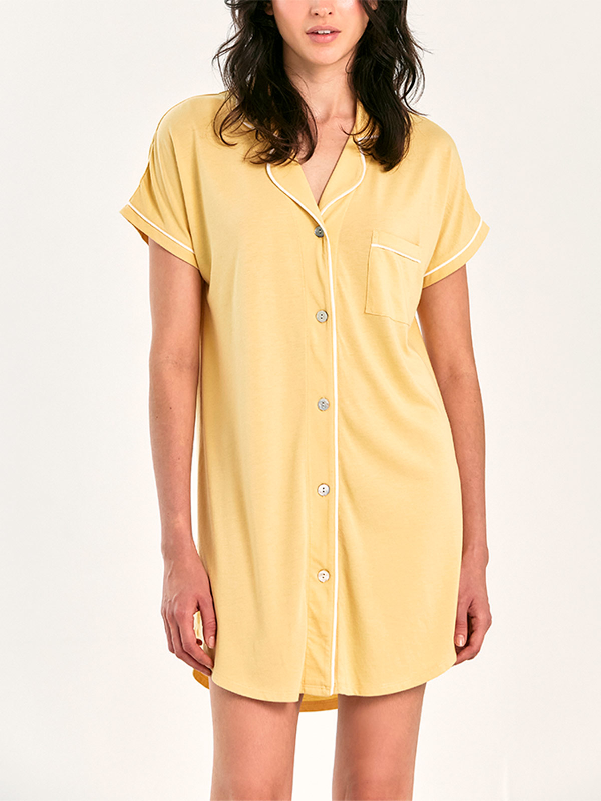 CAMISOLA MANGA CORTA ALGODÓN MUJER IN BLOOM - 1