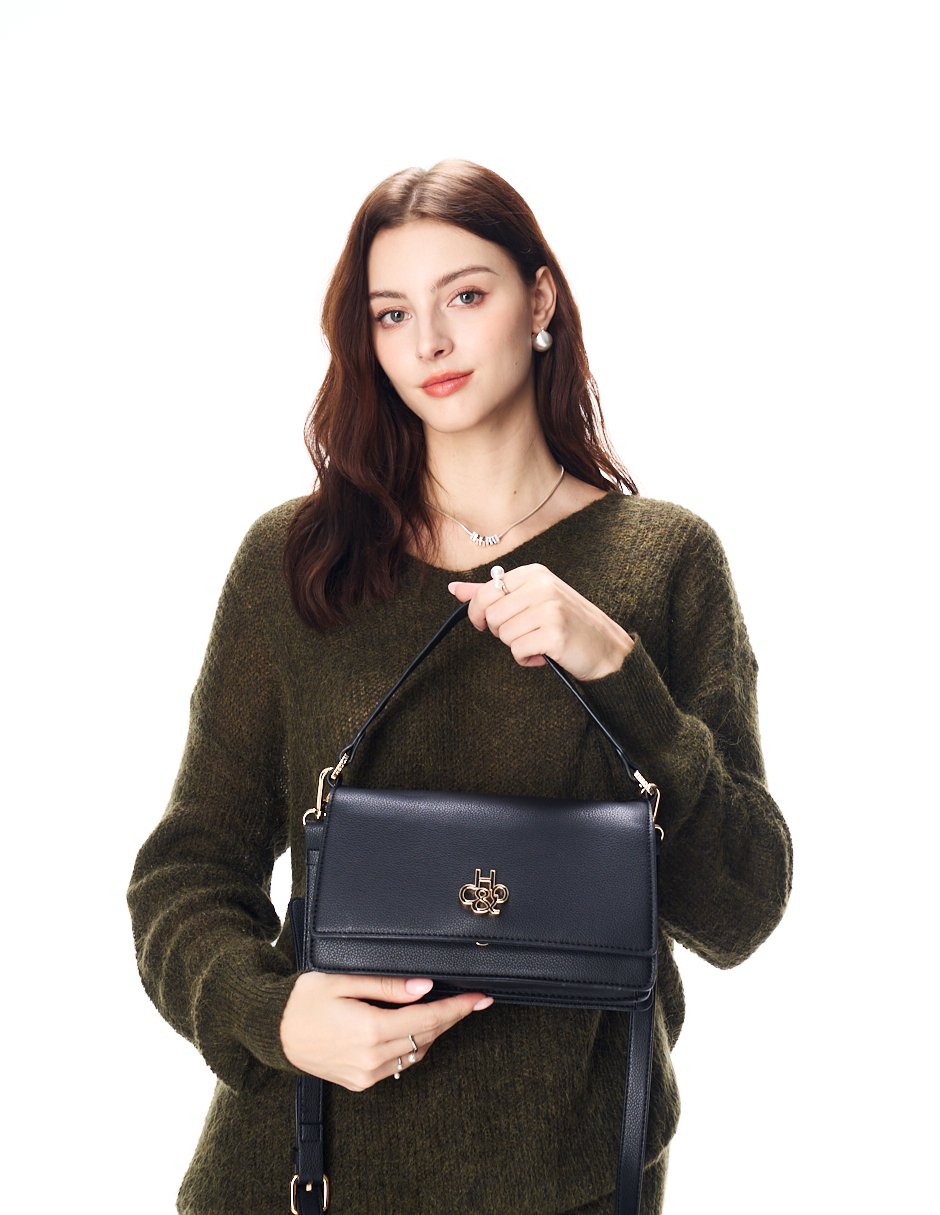 CARTERA PEQUEÑA H & CO. NEGRO - 7