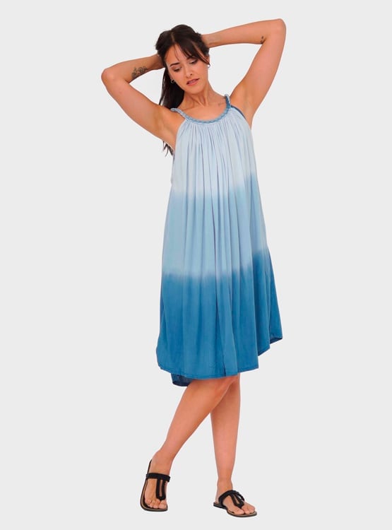 VESTIDO CORTO MUJER BAGUS AZUL XENIA - 2