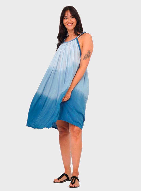 VESTIDO CORTO MUJER BAGUS AZUL XENIA - 3