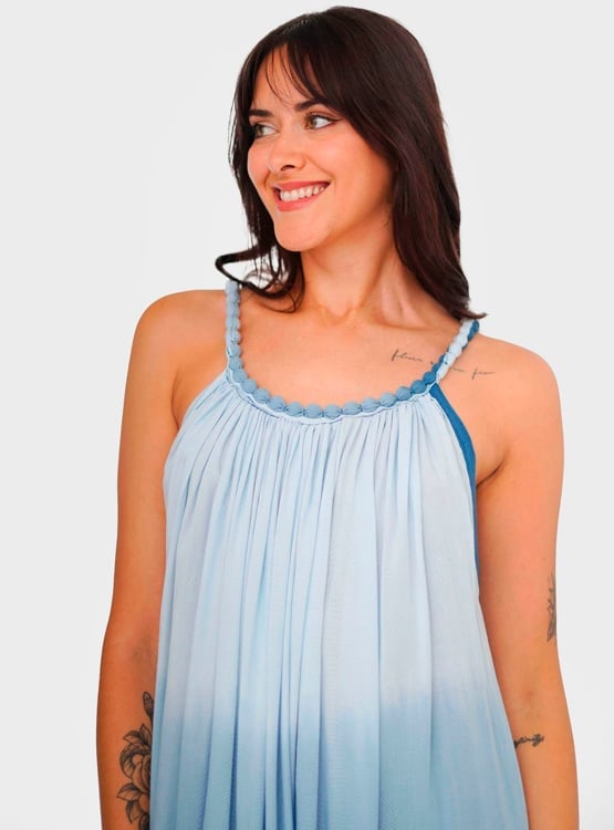 VESTIDO CORTO MUJER BAGUS AZUL XENIA - 5