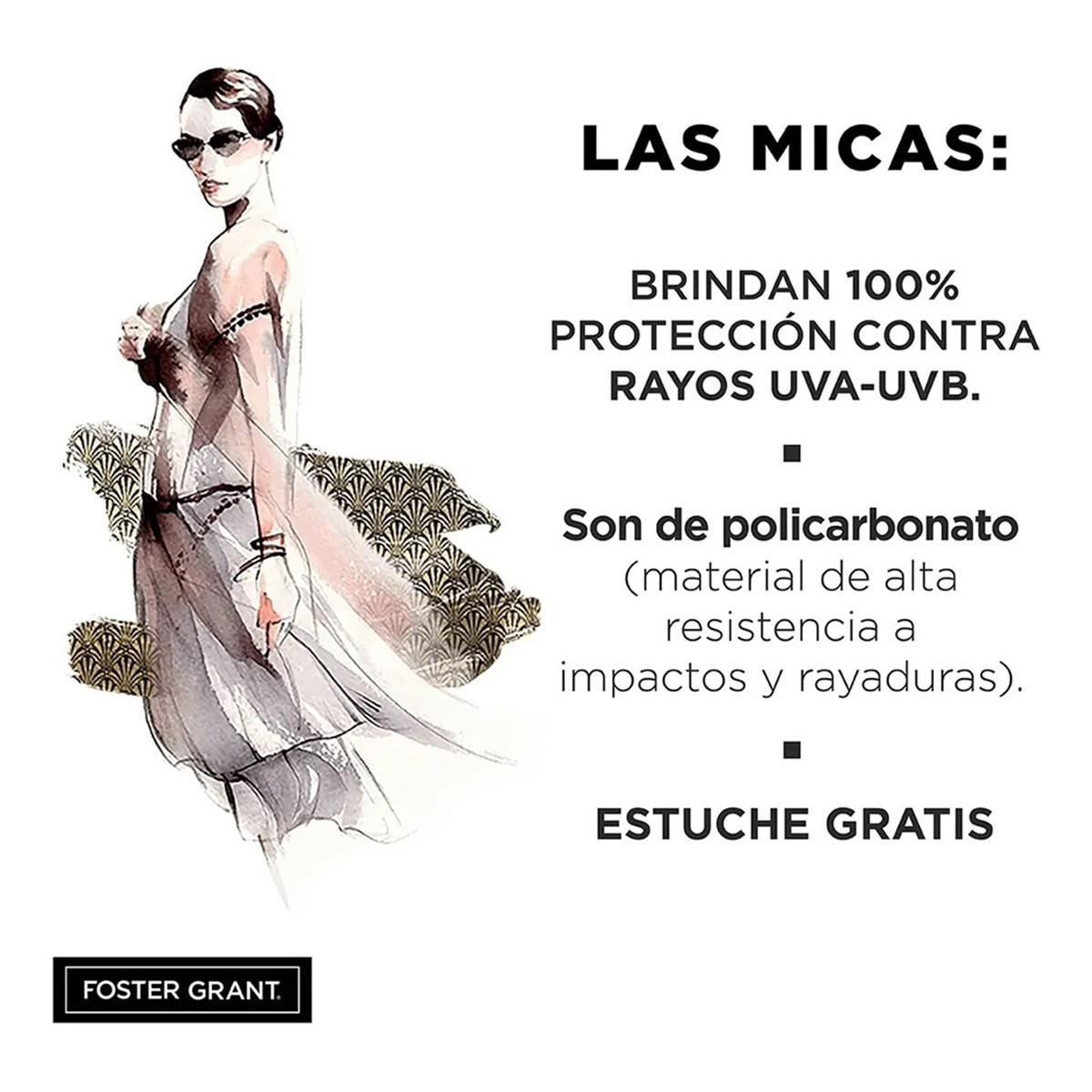LENTE DE SOL FOSTER GRANT AVIATOR R1P065-1 - 5