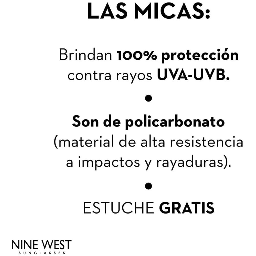 LENTE DE SOL NINE WEST 45006LFC653 - 5