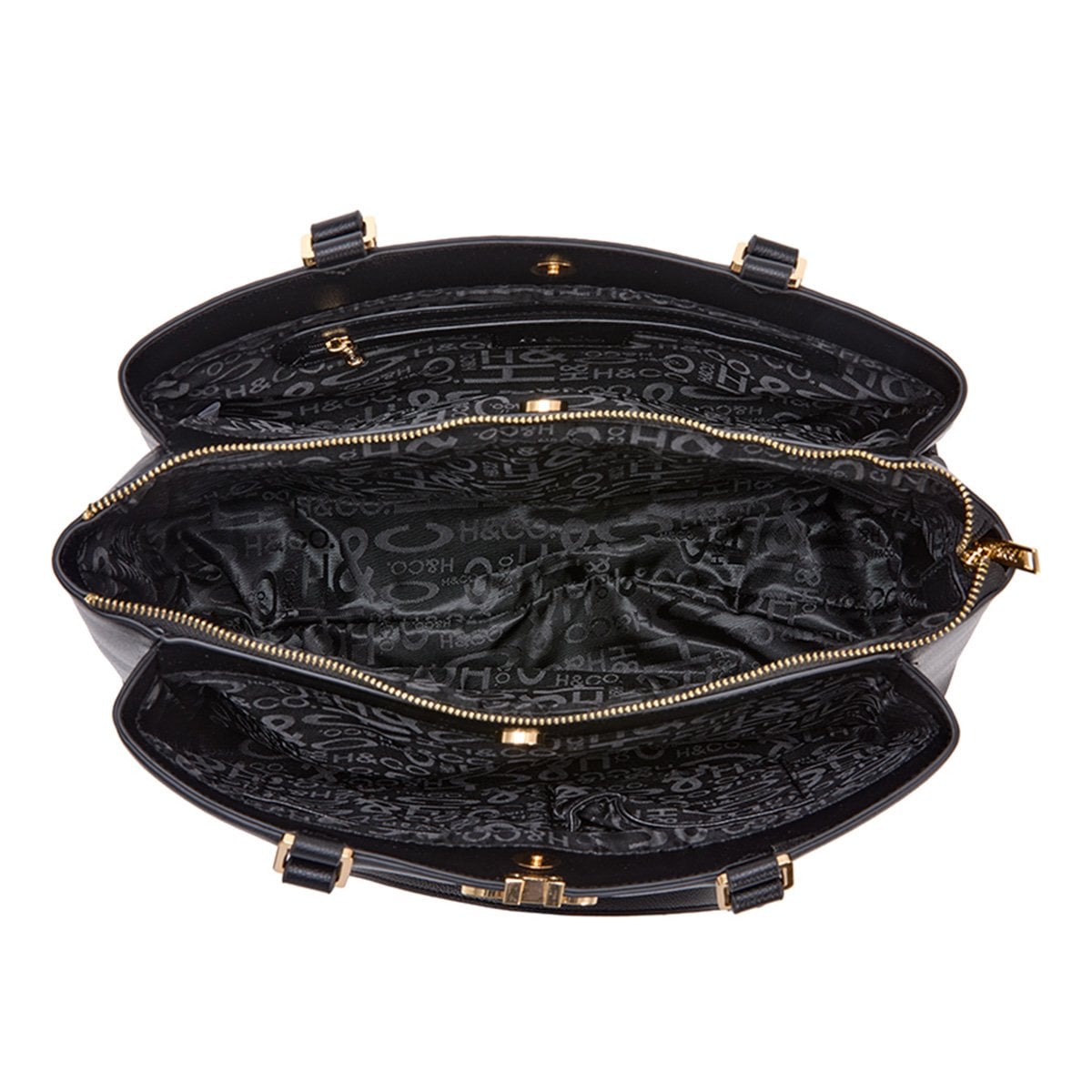 CARTERA TOTE H&CO. 7262 NEGRO T/U - 4