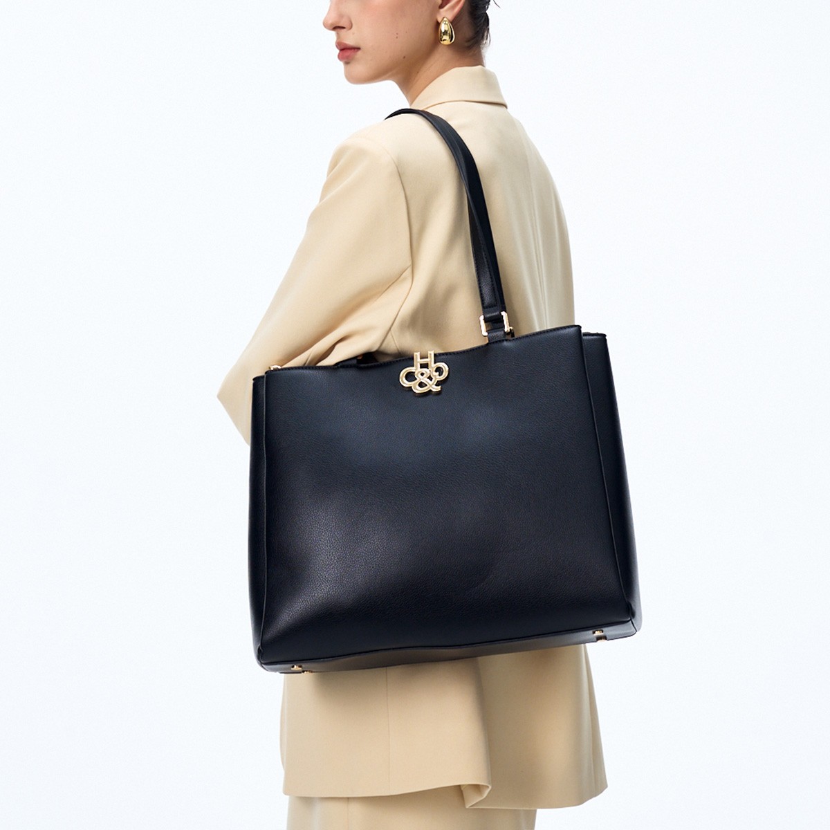 CARTERA TOTE H&CO. 7262 NEGRO T/U - 5