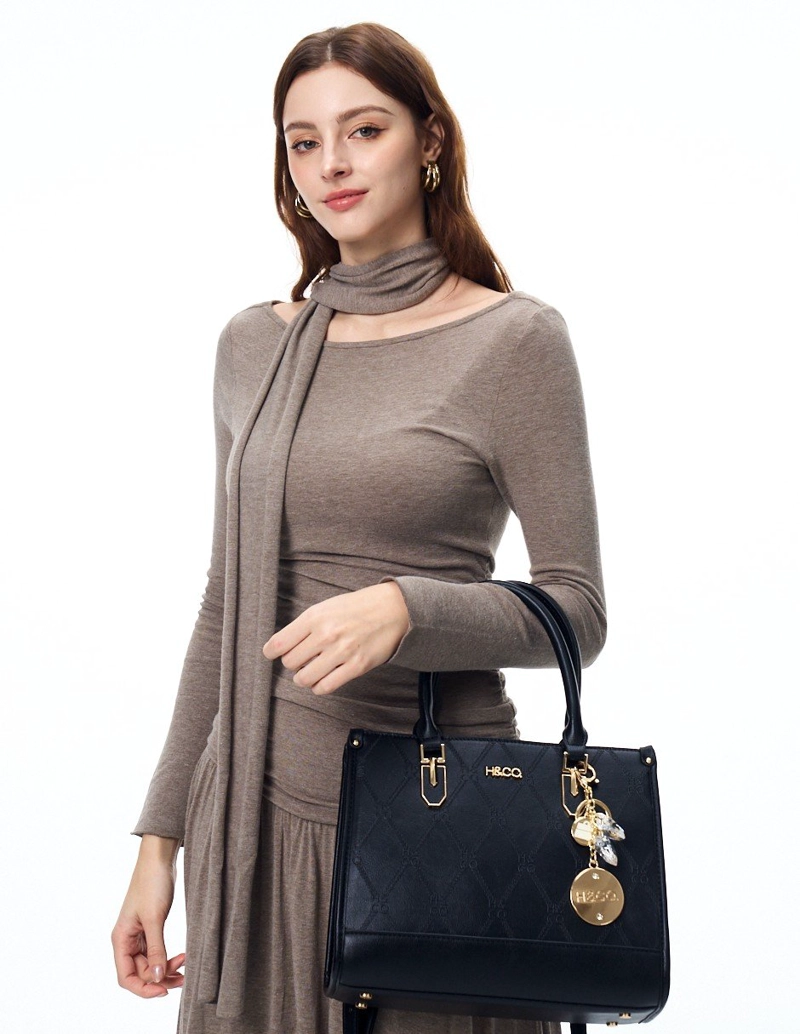 CARTERA TOTE H&CO. 7264 NEGRO T/U - 6