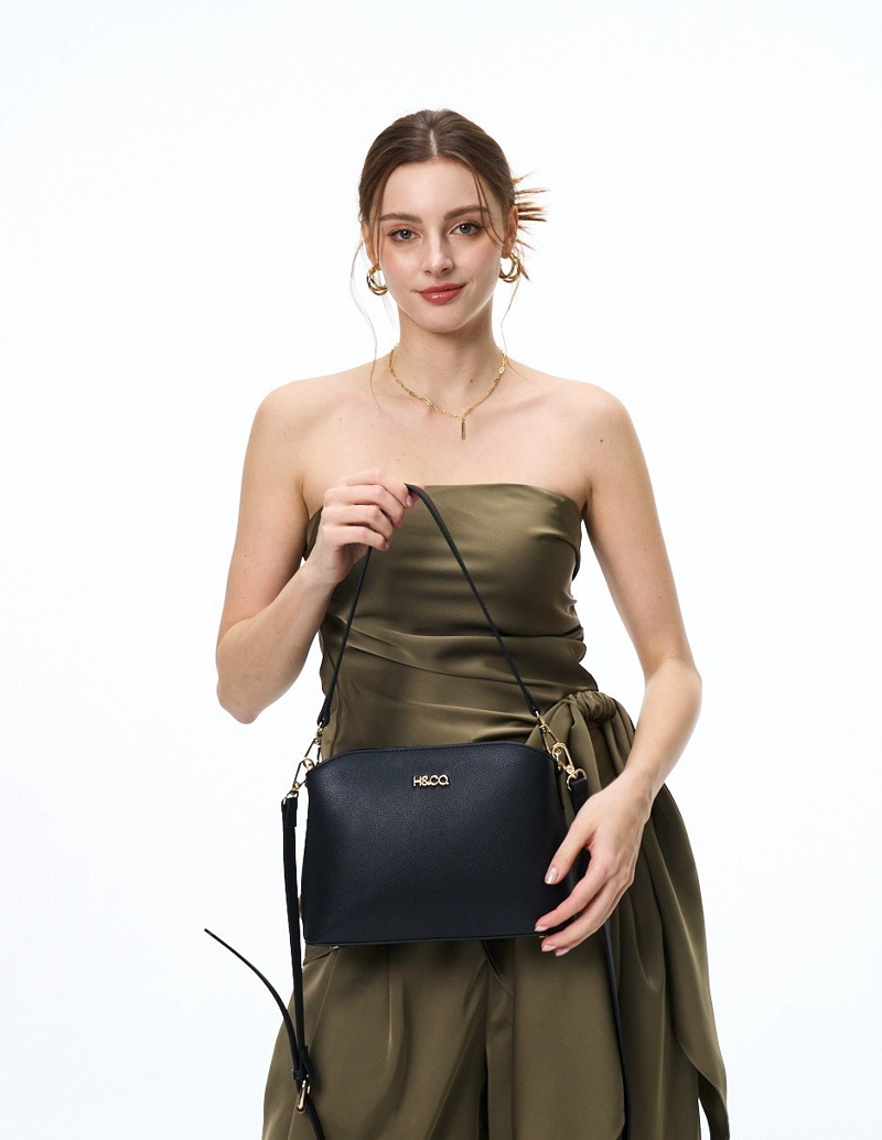 CARTERA CROSSBODY H&CO. 7268 NEGRO T/U - 6