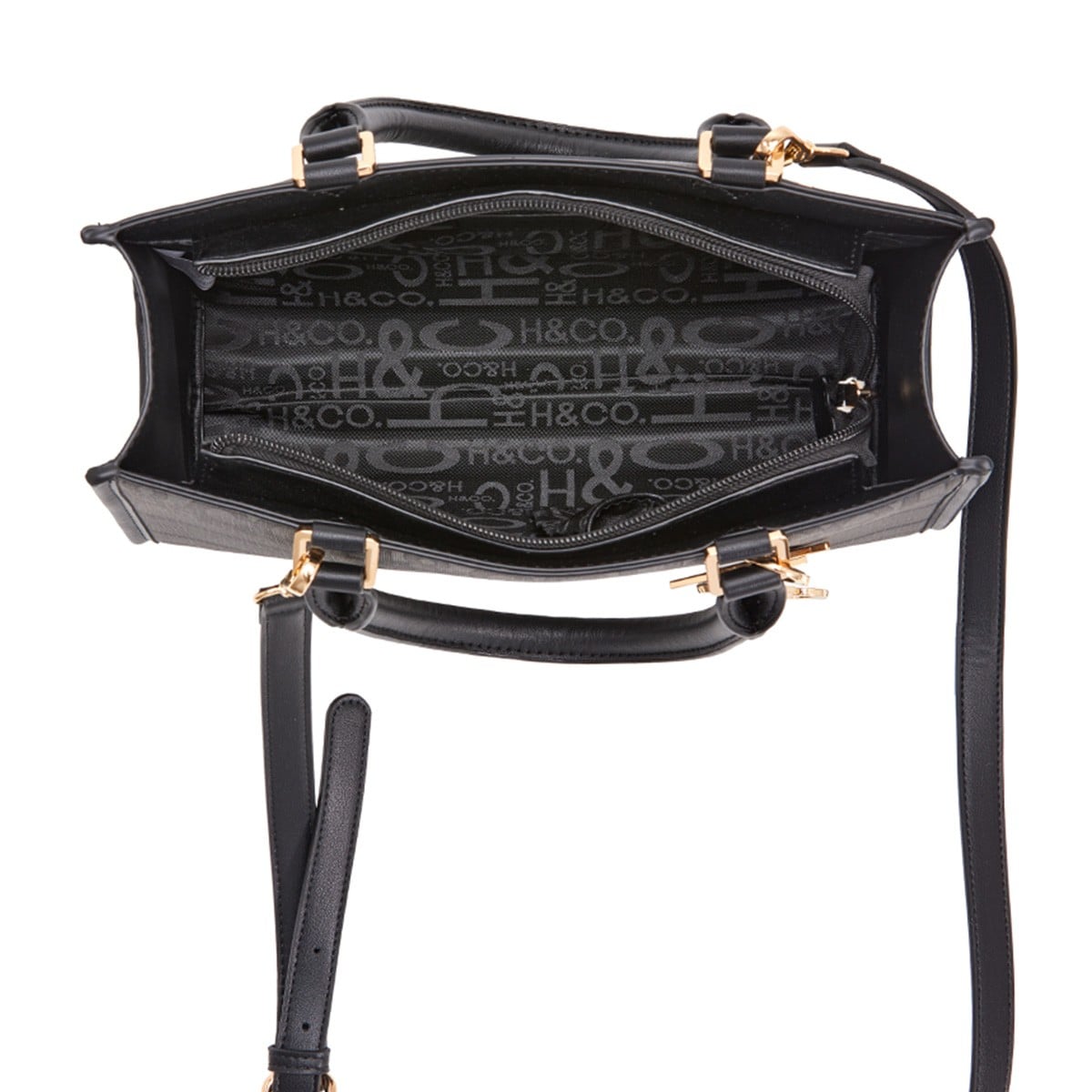 CARTERA SATCHEL  H&CO. 7299 NEGRO T/U - 4