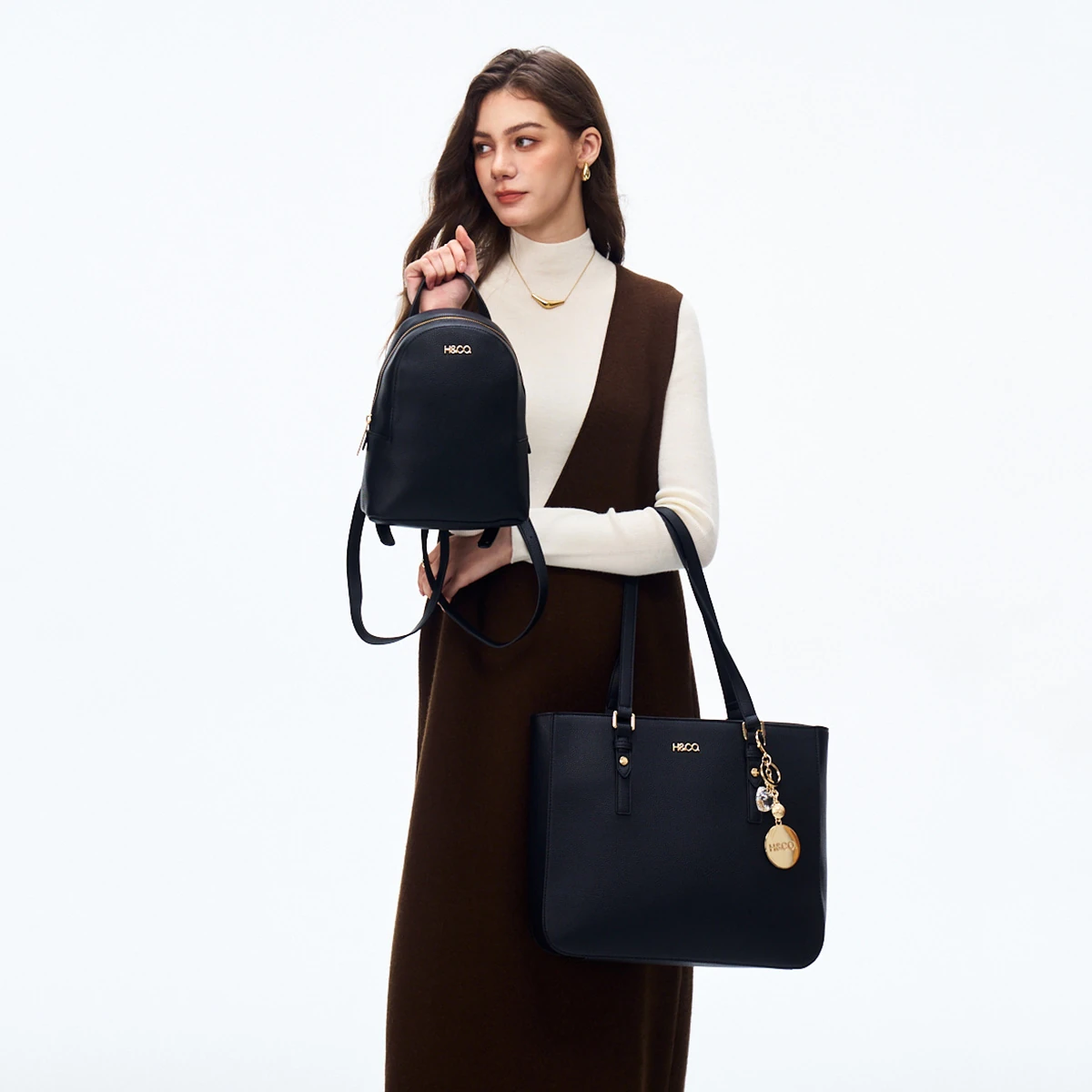 SET CARTERA TOTE H & CO. P327F25 NEGRO - 5