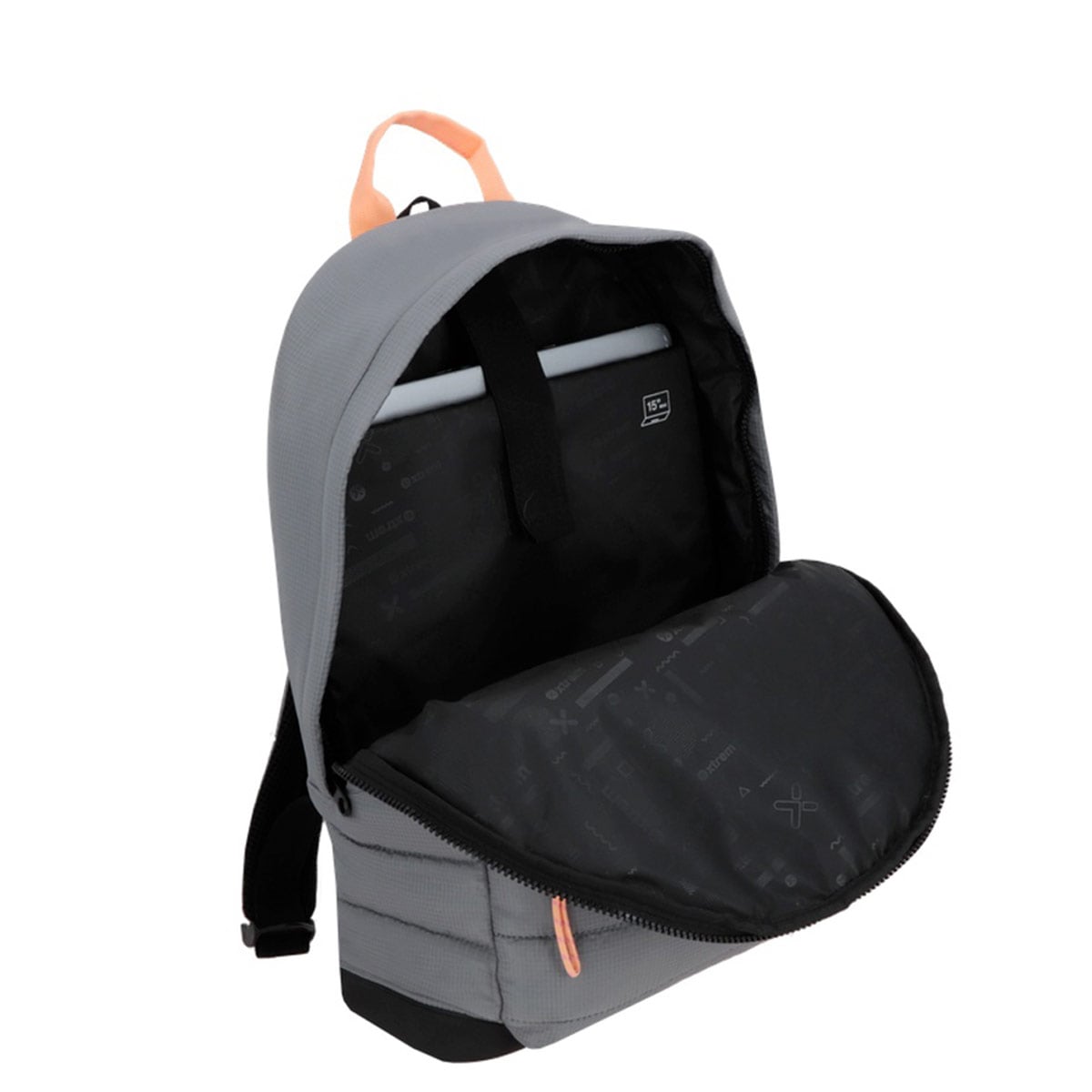 MOCHILA XTREM GRIS AMY - 4