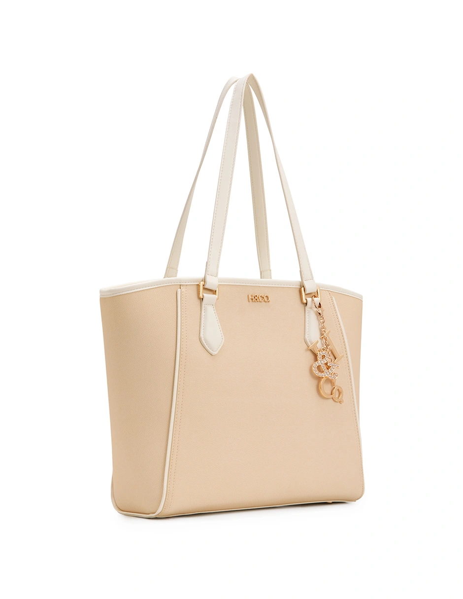 BOLSO TOTE H&CO. ARIADNE 8092 BLANCO - 2