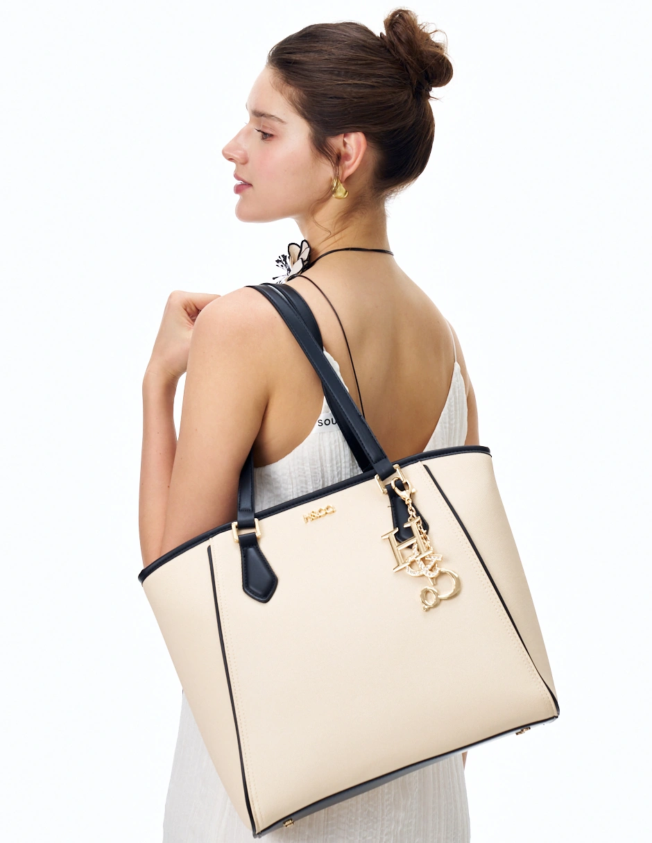 BOLSO TOTE H&CO. ARIADNE 8092 NEGRO - 5