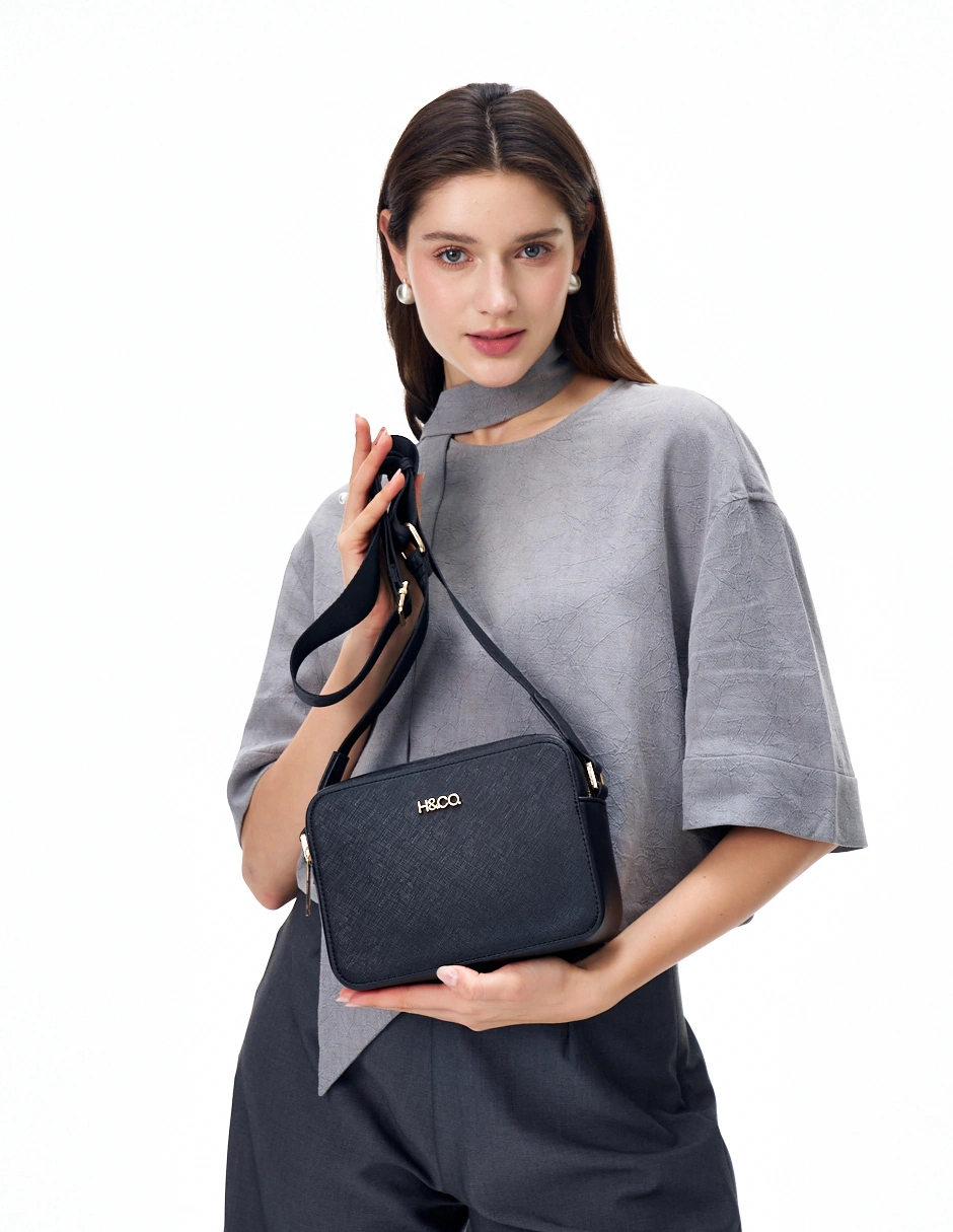 BOLSO CROSSBODY H&CO. ELIANA 8110 NEGRO - 6