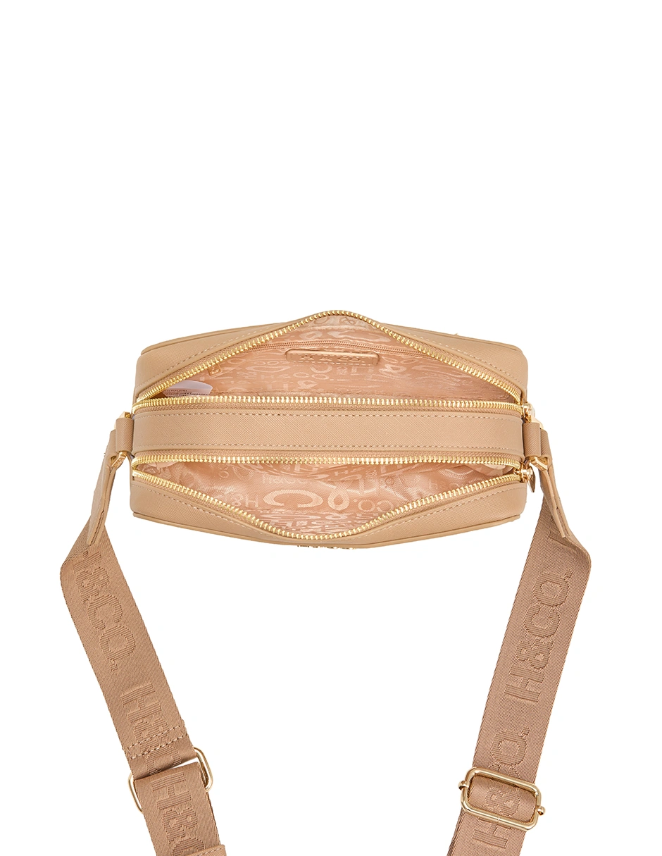 BOLSO CROSSBODY H&CO. ELIANA 8110 TAUPE - 4