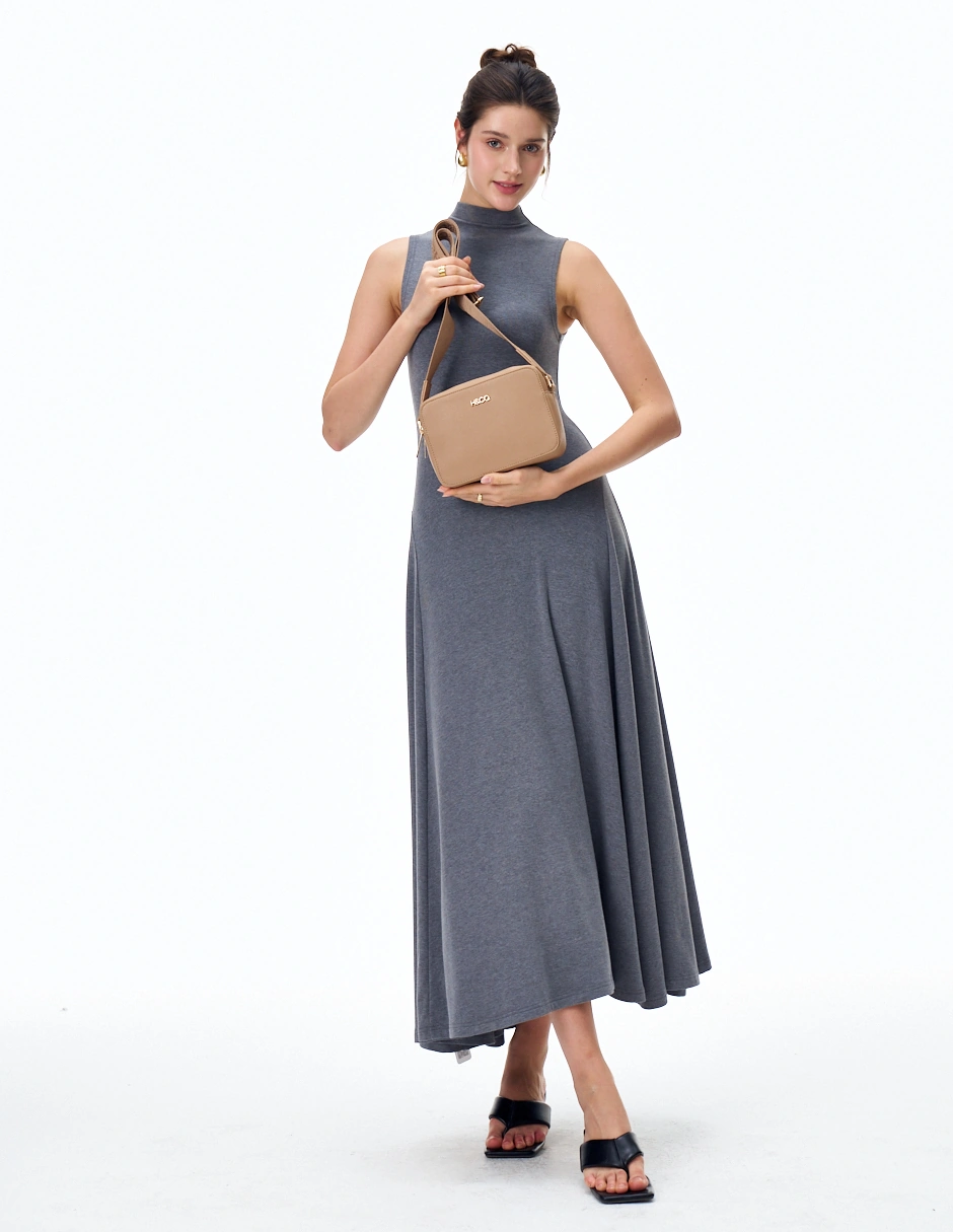 BOLSO CROSSBODY H&CO. ELIANA 8110 TAUPE - 7