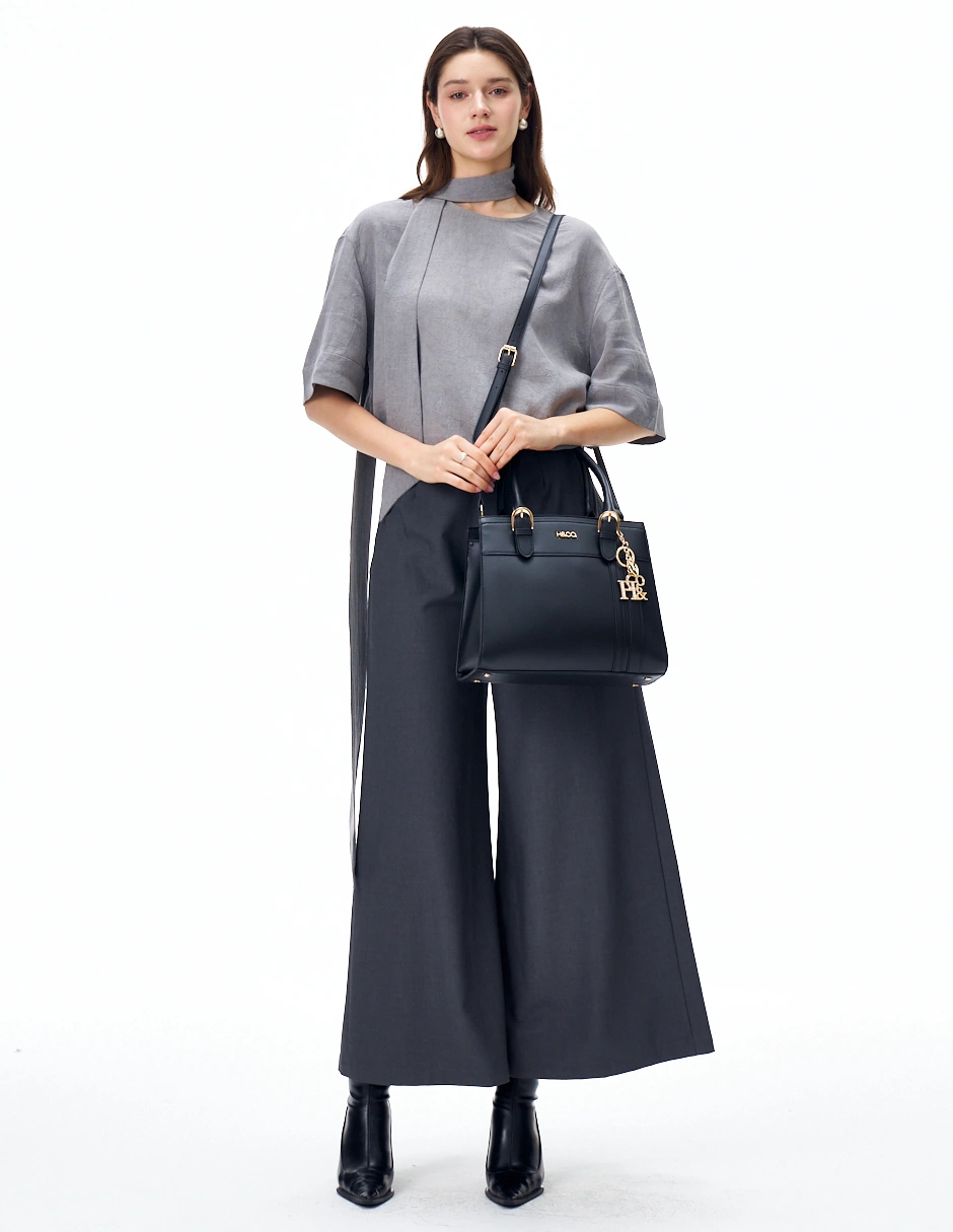 BOLSO TOTE H&CO. ANASTASIA 8124 NEGRO - 8