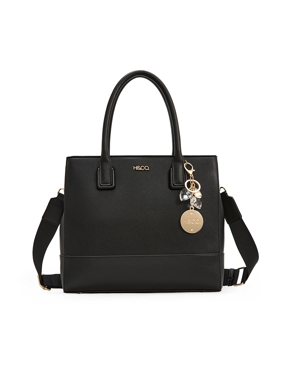 BOLSO TOTE H&CO. LARISSA 8159 NEGRO - 1