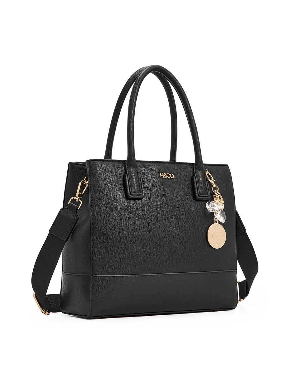 BOLSO TOTE H&CO. LARISSA 8159 NEGRO - 2