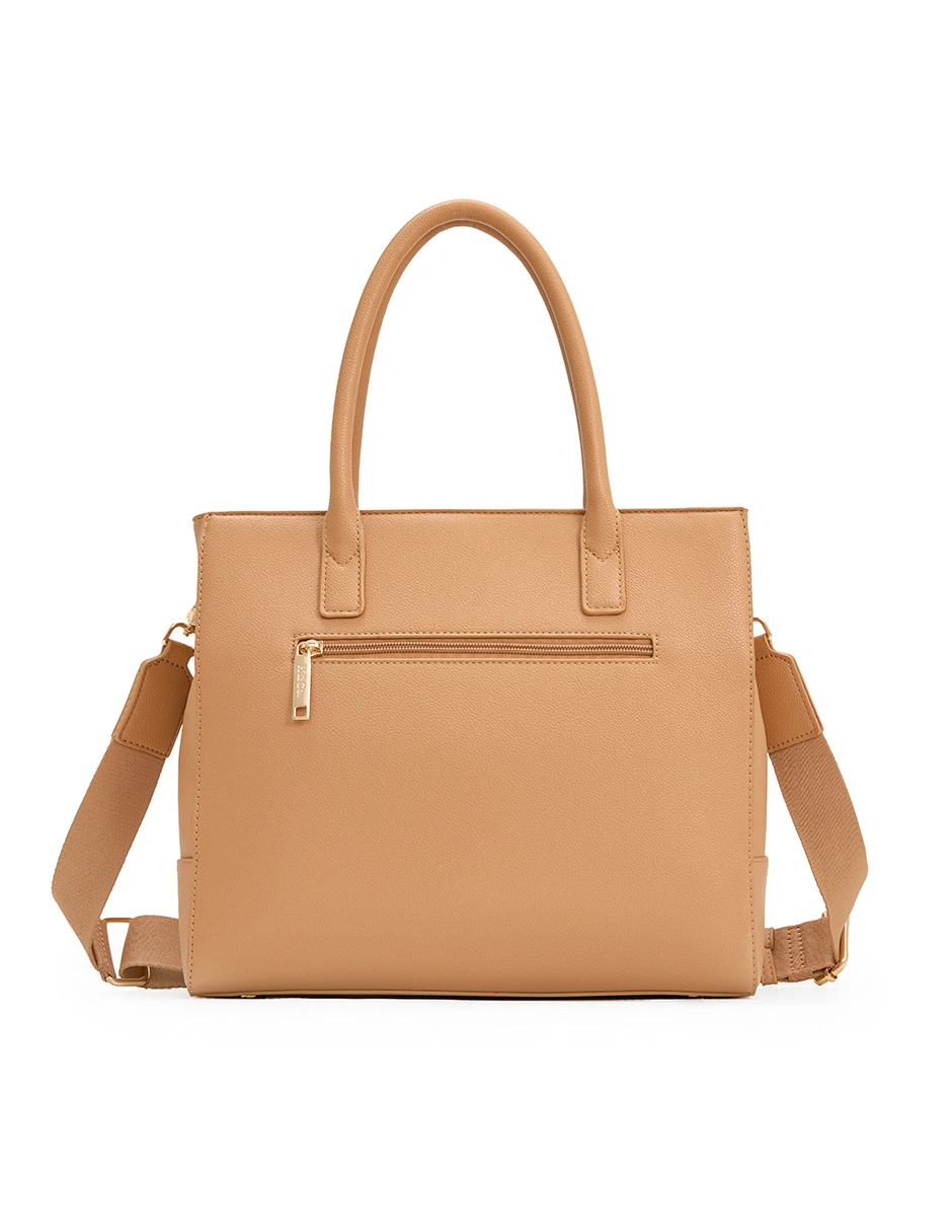 BOLSO TOTE H&CO. LARISSA 8159 CAMEL - 3