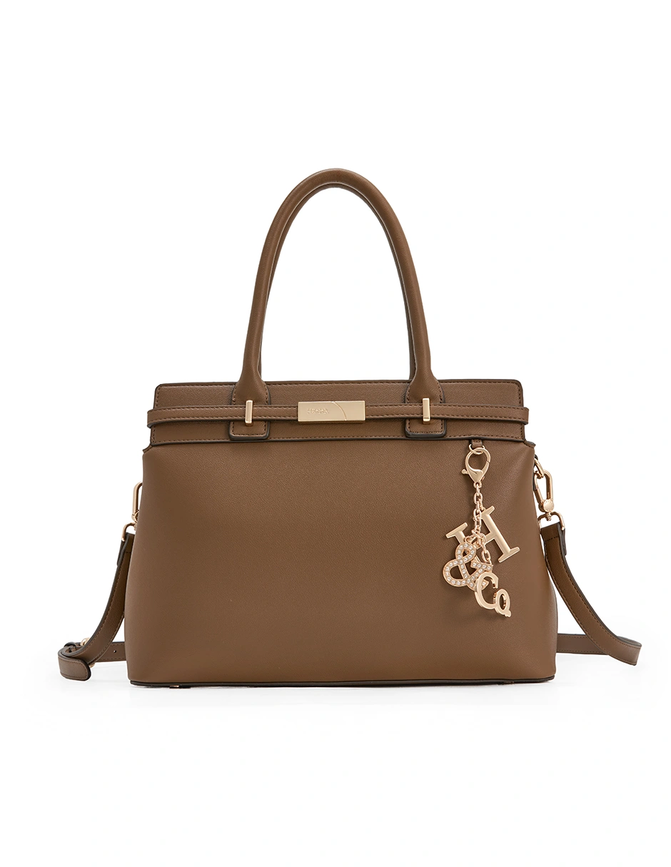 BOLSO TOTE H&CO. PHOENIX 8169 CAFÉ - 1
