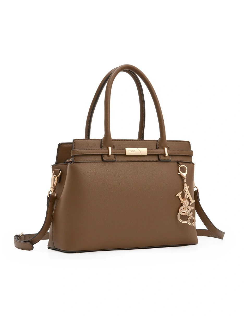 BOLSO TOTE H&CO. PHOENIX 8169 CAFÉ - 2