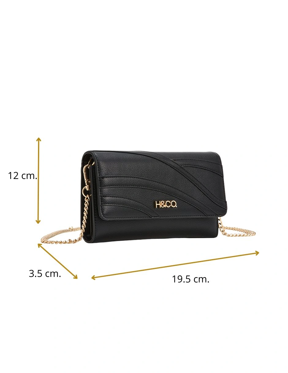 BILLETERA H&CO. ANDROMEDA 8175 NEGRO - 5