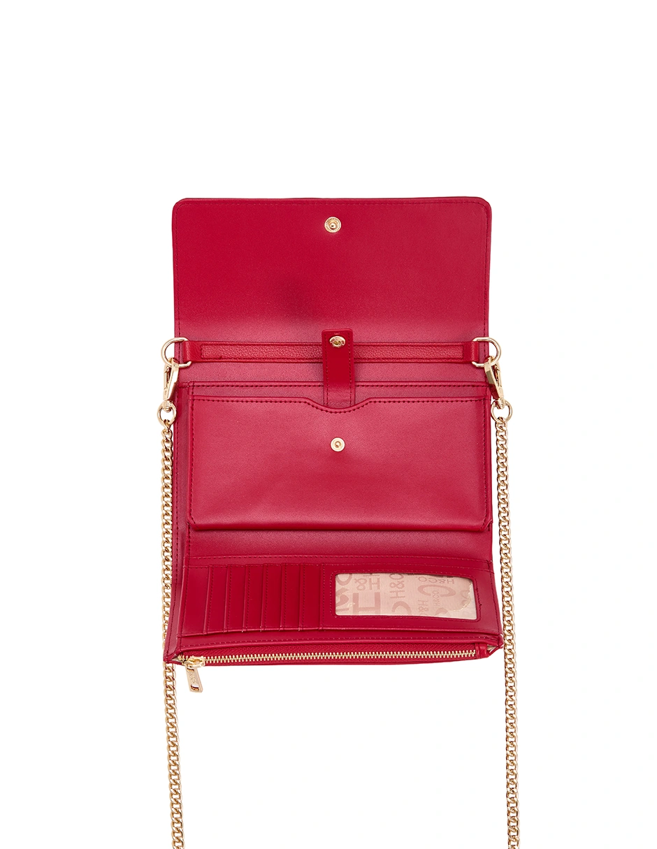 BILLETERA H&CO. ANDROMEDA 175 ROJO - 4