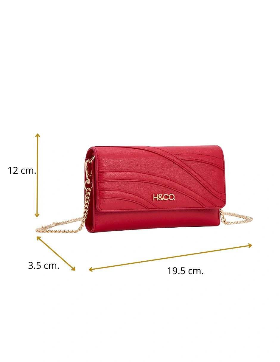 BILLETERA H&CO. ANDROMEDA 175 ROJO - 5