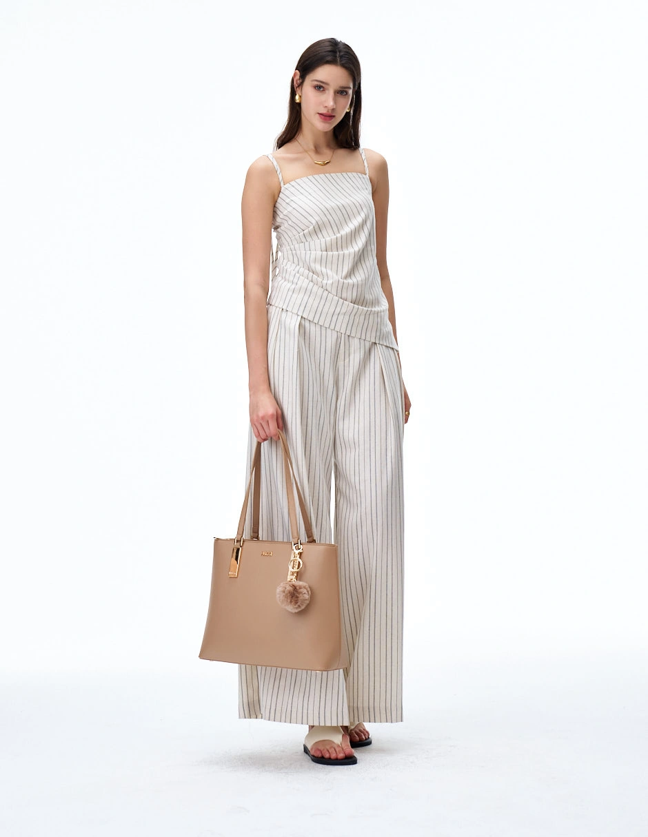 BOLSO TOTE H&CO. DELTA 8208 CAMEL - 7