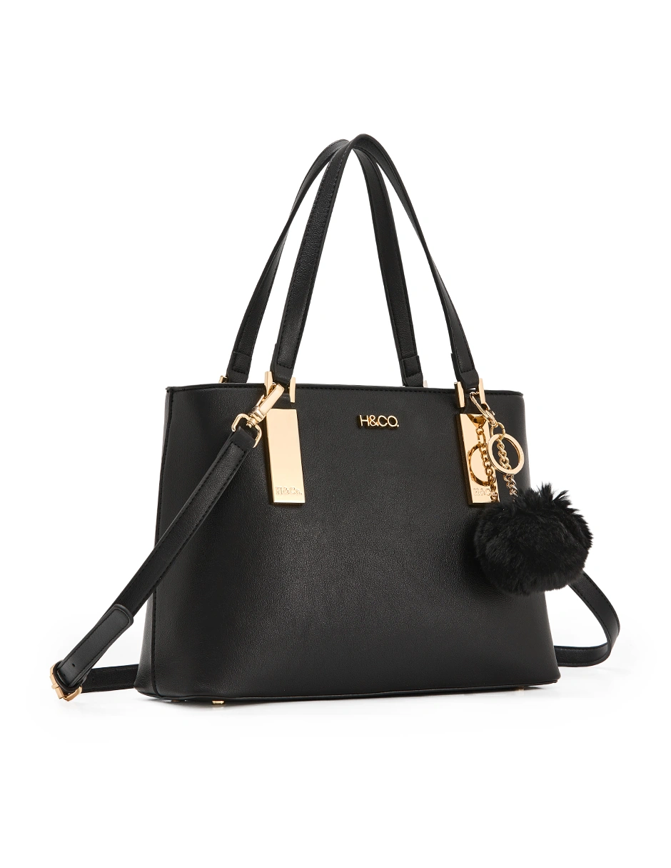 BOLSO SATCHEL H&CO. DELTA 8209 NEGRO - 2