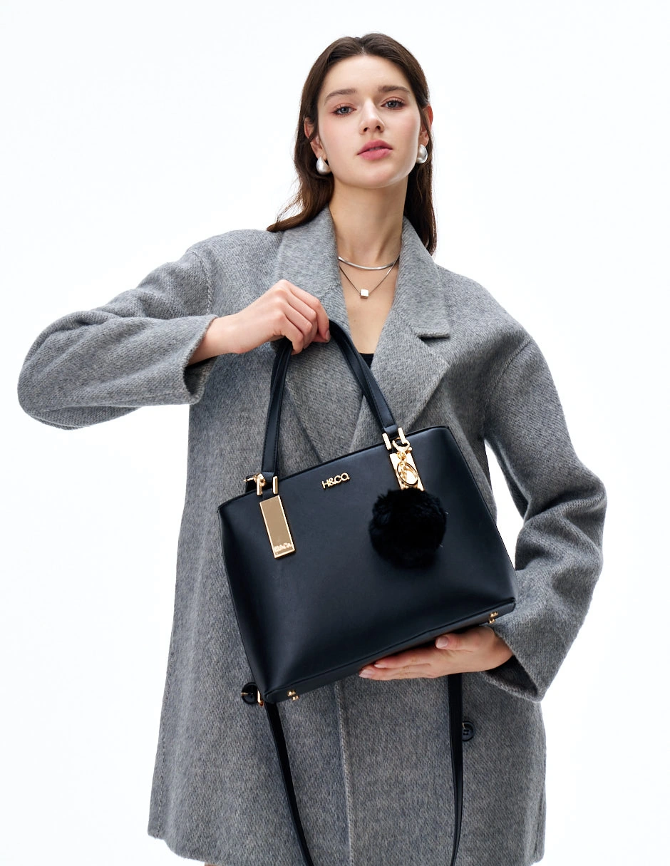 BOLSO SATCHEL H&CO. DELTA 8209 NEGRO - 5