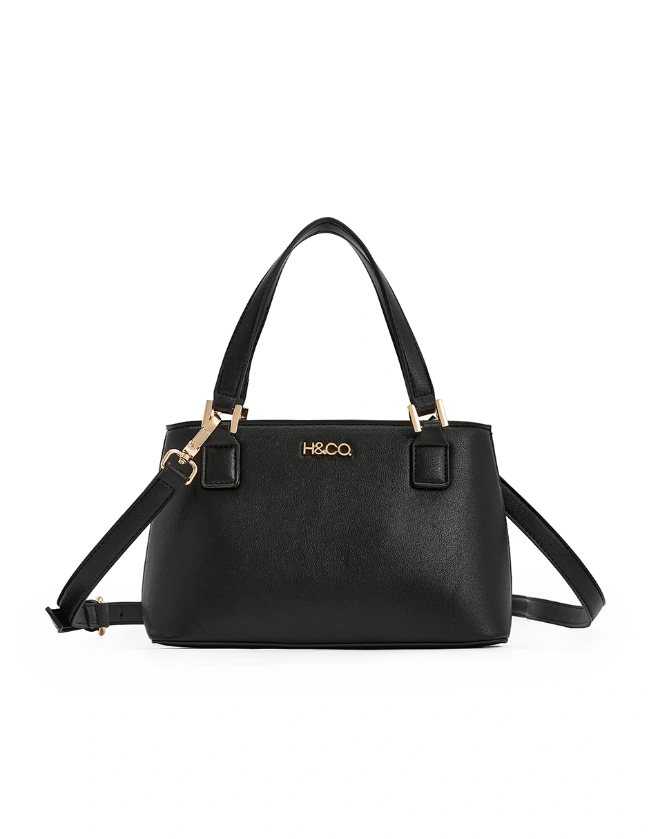 BOLSO CROSSBODY H&CO. DELTA 8210 NEGRO - 1