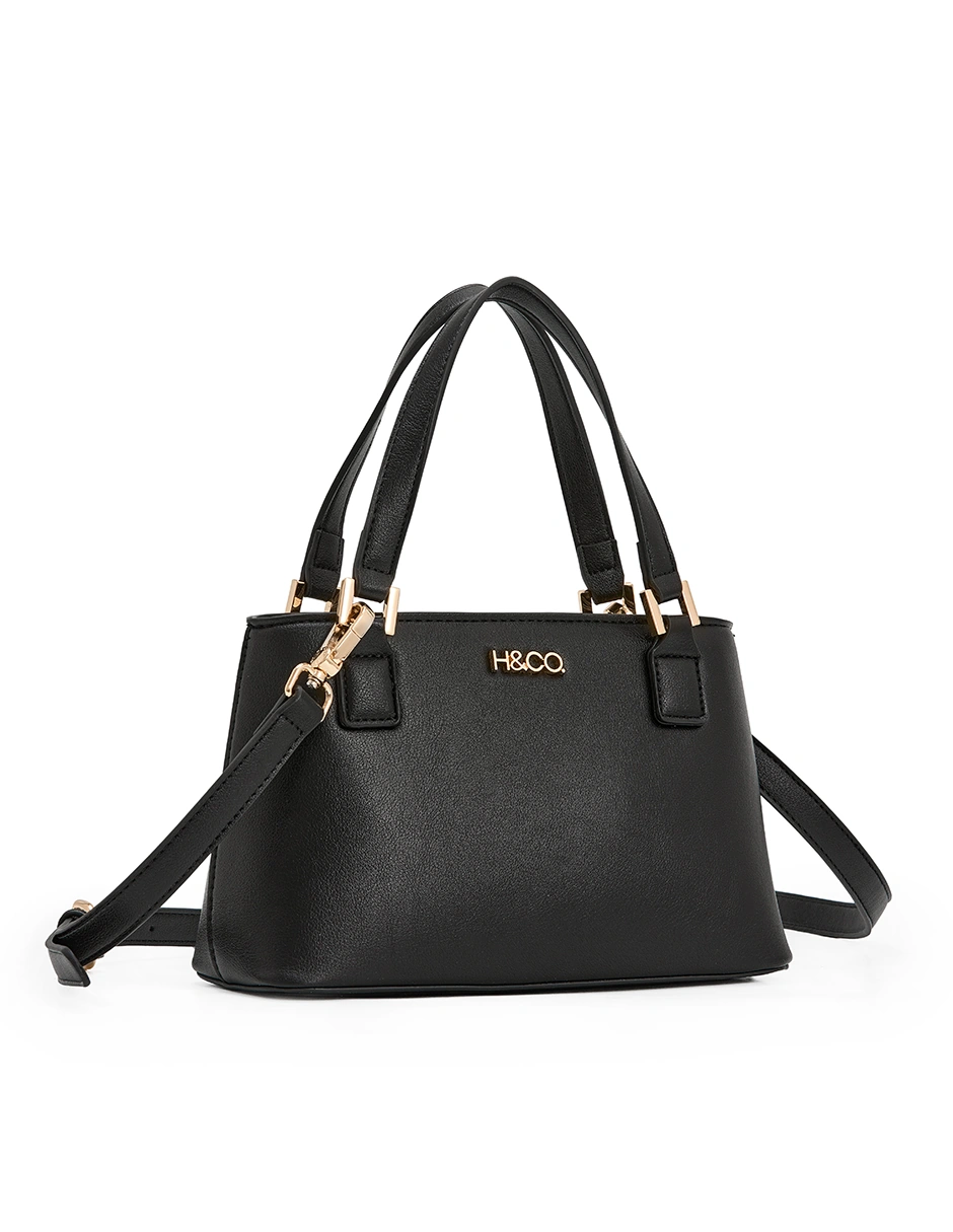 BOLSO CROSSBODY H&CO. DELTA 8210 NEGRO - 2