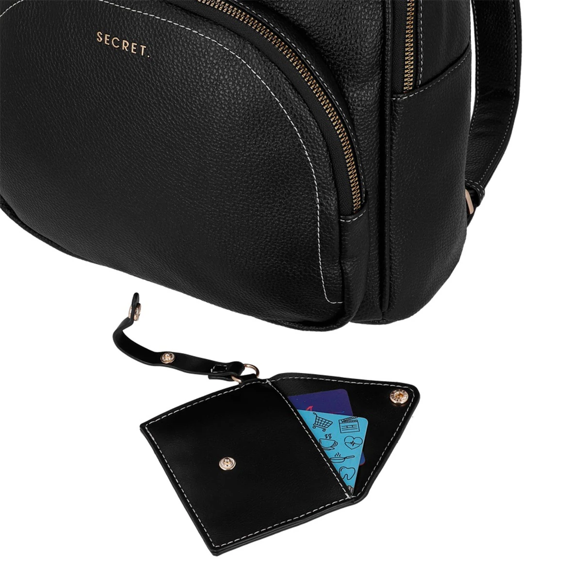 MOCHILA SECRET NEGRO DUBLIN ST6 - 6