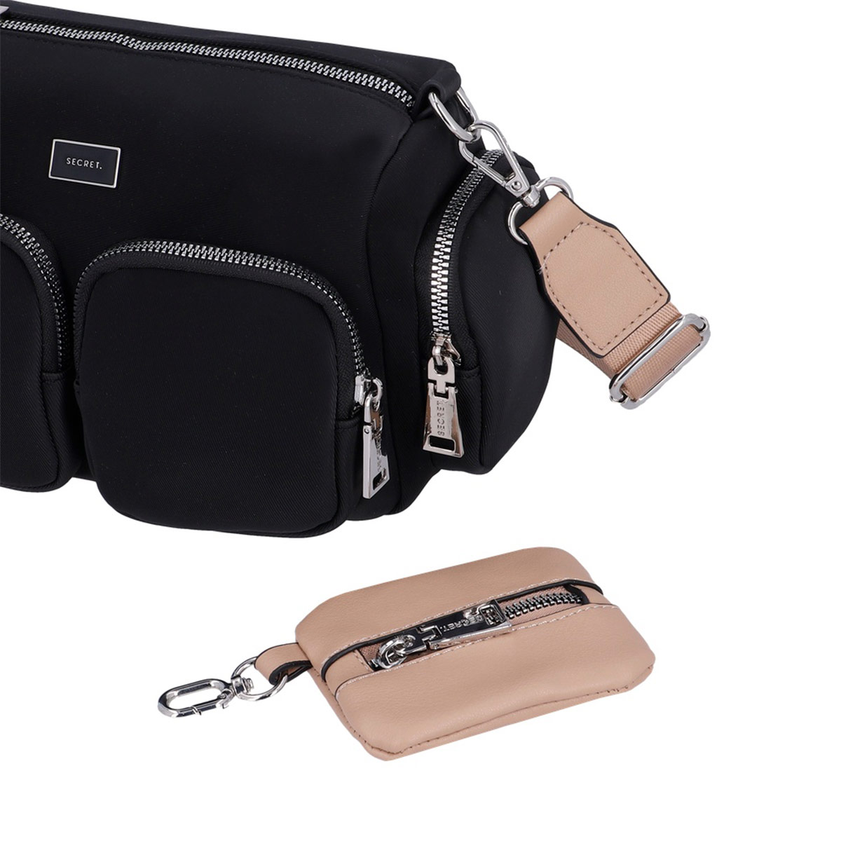 CARTERA SECRET NEGRO ORLANDO ST6 - 6