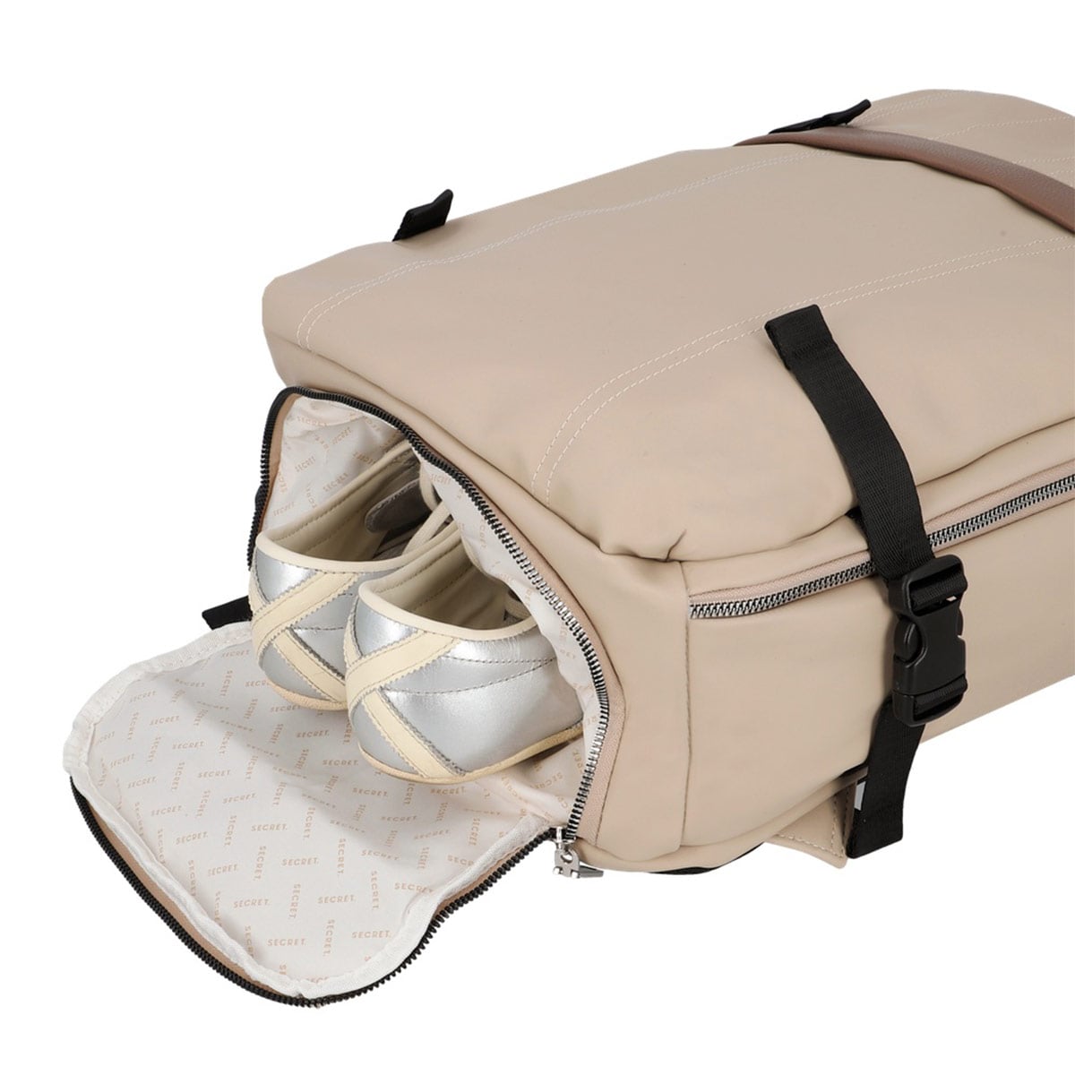 MOCHILA SECRET BEIGE OXFORD - 6