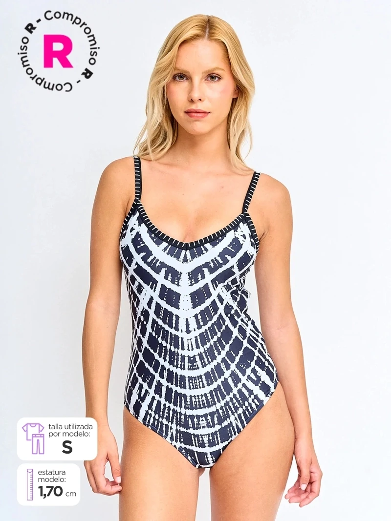TRAJE DE BAÑO MUJER INDEX PIPPING - 1
