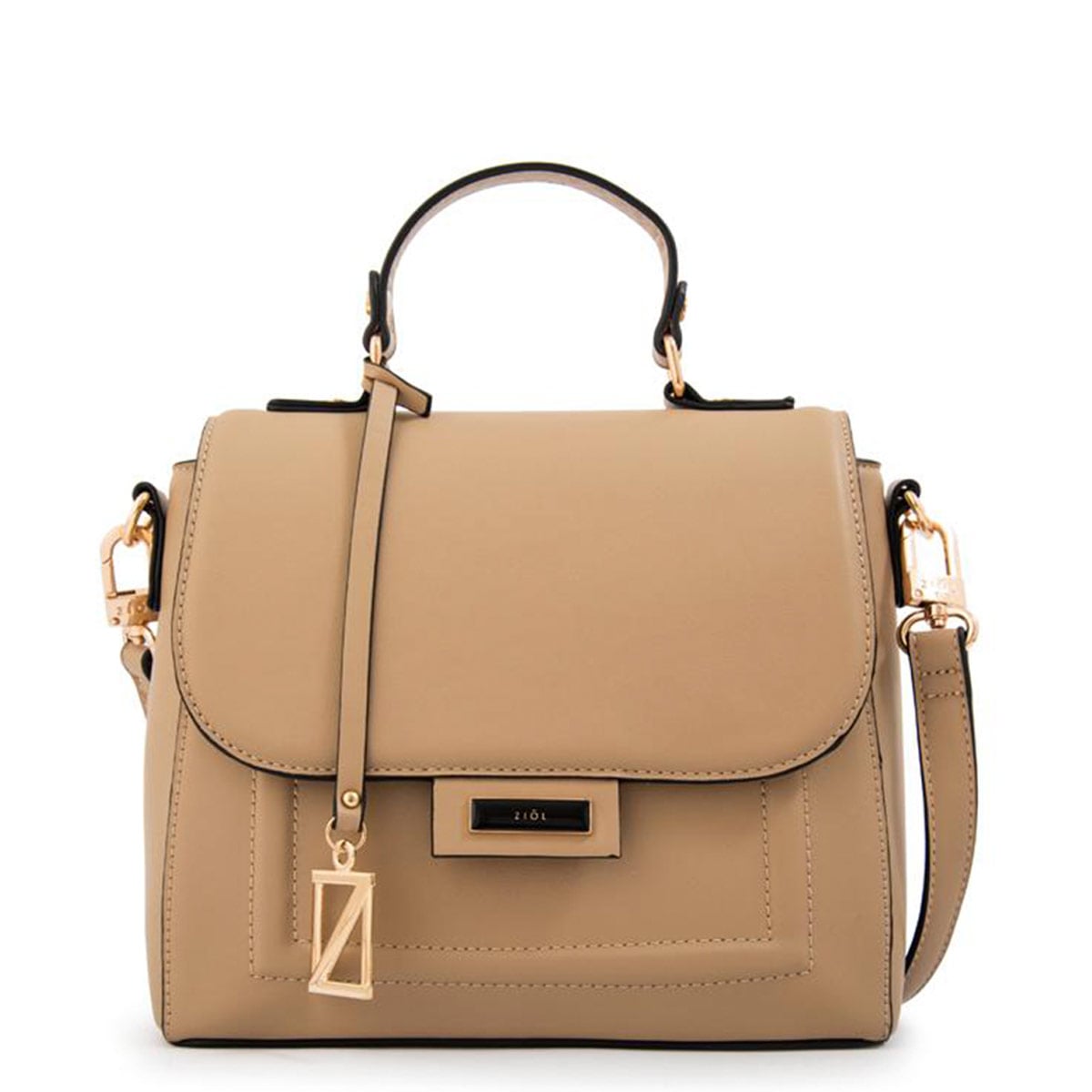 CARTERA CROSSBODY ZIOL CARMINA BEIGE - 1